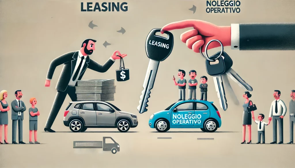 differenze tra leasing e noleggio operativo ( noleggio auto a lungo termine)